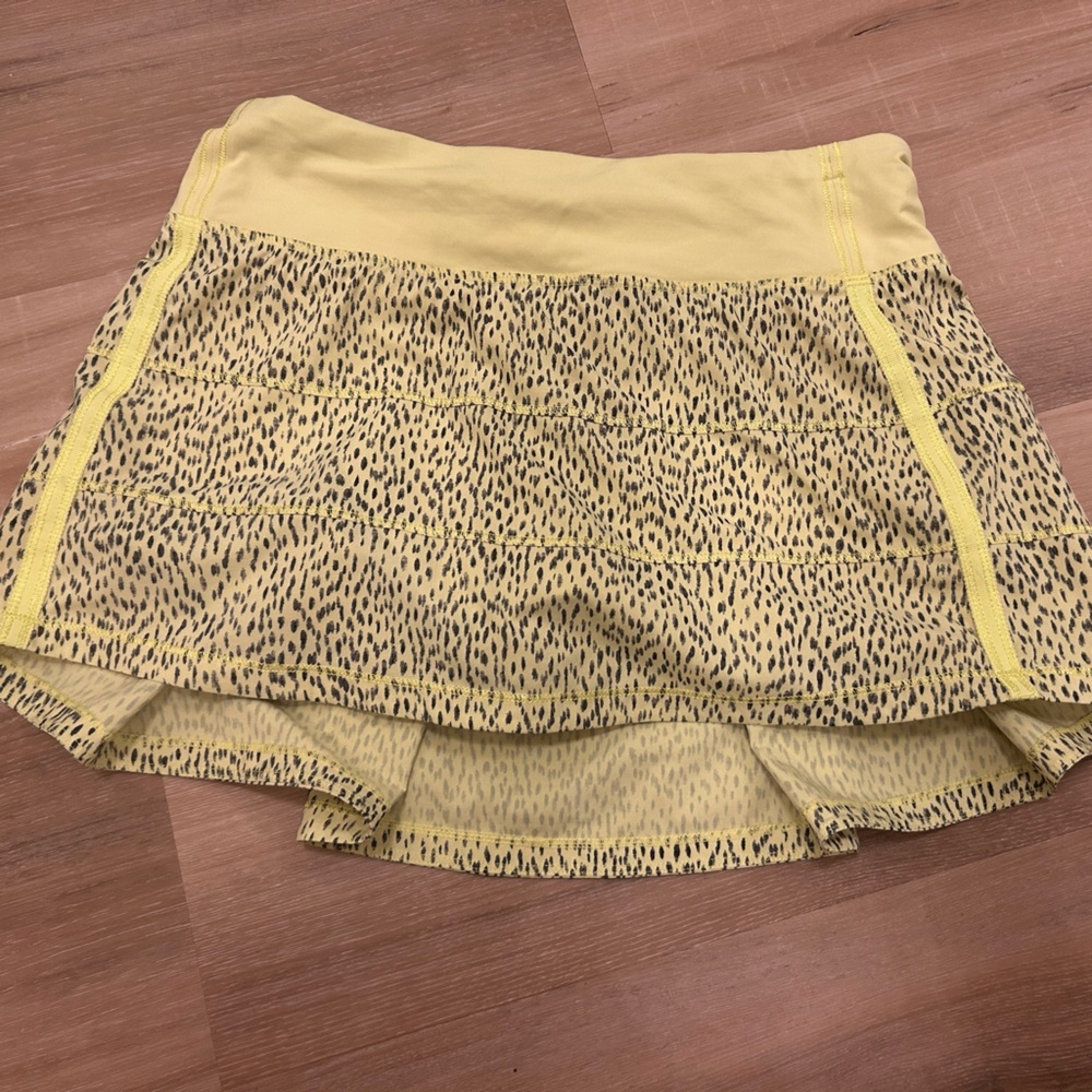 RARE Yellow with black polkadots, Lululemon skirt